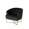 Maisons Du Monde Fauteuils Fauteuil En Velours Noir