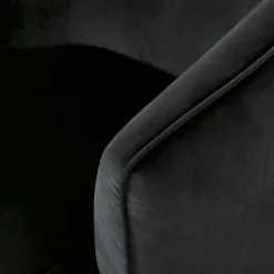 Maisons Du Monde Fauteuils Fauteuil En Velours Noir -Chaise Soldes Magasin fauteuil en velours noir 1000 4 34 209954 4