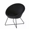 Maisons Du Monde Fauteuils Fauteuil En Velours Noir