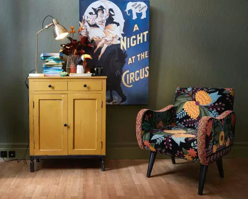 Maisons Du Monde Fauteuils Fauteuil En Velours Noir Brodé 6 Maisons Du Monde Fauteuils Fauteuil En Velours Noir Brodé – Image 6