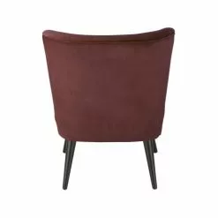 Maisons Du Monde Fauteuils Fauteuil En Velours Noir Et Marron -Chaise Soldes Magasin fauteuil en velours noir et marron 1000 4 4 225832 3