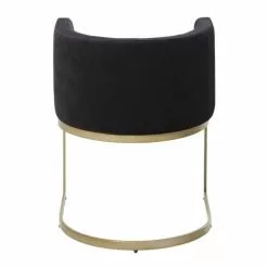 Maisons Du Monde Fauteuils Fauteuil En Velours Noir Et Métal Coloris Laiton -Chaise Soldes Magasin fauteuil en velours noir et metal coloris laiton 1000 11 13 198945 3