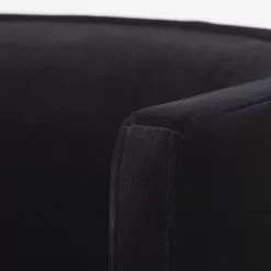 Maisons Du Monde Fauteuils Fauteuil En Velours Noir Et Métal Coloris Laiton -Chaise Soldes Magasin fauteuil en velours noir et metal coloris laiton 1000 11 13 198945 4