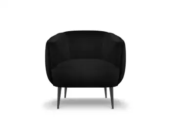 Micadoni Home Fauteuils Fauteuil En Velours Orange 6 Micadoni Home Fauteuils Fauteuil En Velours Orange – Image 6