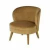 Maisons Du Monde Fauteuils Fauteuil En Velours Ocre