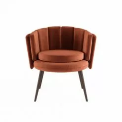 Potiron Paris Fauteuils Fauteuil En Velours Ocre