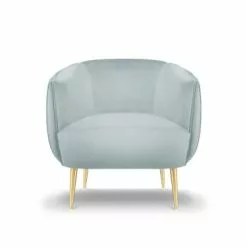 Micadoni Home Fauteuils Fauteuil En Velours Pistache