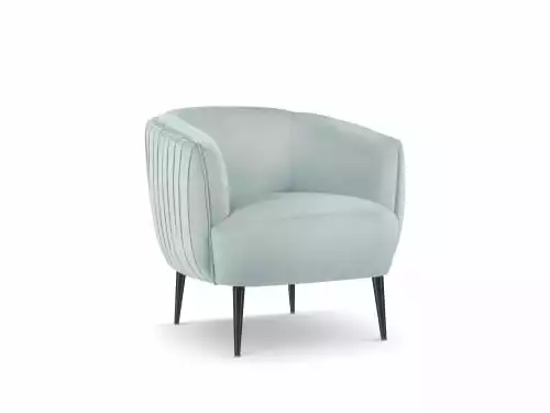 Micadoni Home Fauteuils Fauteuil En Velours Pistache 2 Micadoni Home Fauteuils Fauteuil En Velours Pistache – Image 2