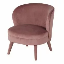 Maisons Du Monde Fauteuils Fauteuil En Velours Rose