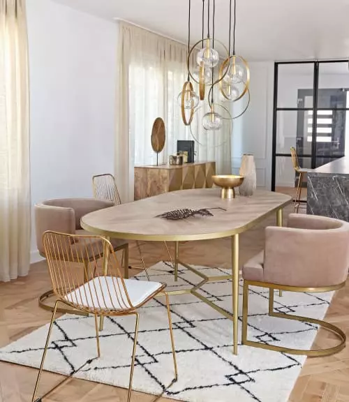 Maisons Du Monde Fauteuils Fauteuil En Velours Taupe Pieds En Métal Coloris Laiton 5 Maisons Du Monde Fauteuils Fauteuil En Velours Taupe Pieds En Métal Coloris Laiton – Image 5