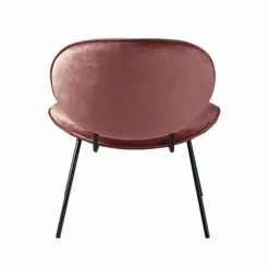 Maisons Du Monde Fauteuils Fauteuil En Velours Terracotta -Chaise Soldes Magasin fauteuil en velours terracotta 1000 5 5 209802 3