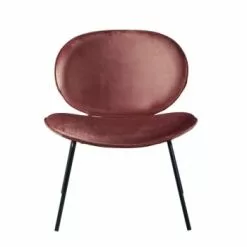 Maisons Du Monde Fauteuils Fauteuil Bas En Velours Noir -Chaise Soldes Magasin fauteuil en velours terracotta luna 1000 5 5 209802 2 3