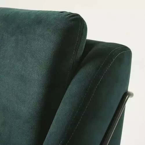 Maisons Du Monde Fauteuils Fauteuil En Velours Vert 3 Maisons Du Monde Fauteuils Fauteuil En Velours Vert – Image 3