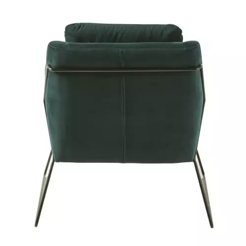 Maisons Du Monde Fauteuils Fauteuil En Velours Vert 5 Maisons Du Monde Fauteuils Fauteuil En Velours Vert – Image 5