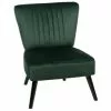 Beliani Fauteuils Fauteuil En Velours Vert