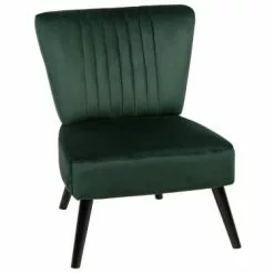Beliani Fauteuils Fauteuil En Velours Vert