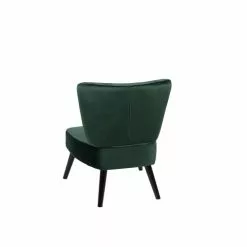 Beliani Fauteuils Fauteuil En Velours Vert -Chaise Soldes Magasin fauteuil en velours vert 4