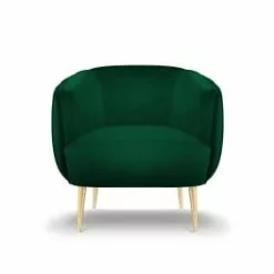 Micadoni Home Fauteuils Fauteuil En Velours Vert Bouteille 11 Micadoni Home Fauteuils Fauteuil En Velours Vert Bouteille -Chaise Soldes Magasin fauteuil en velours vert bouteille 4