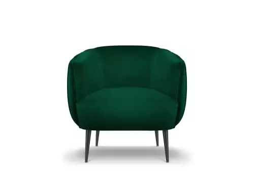 Micadoni Home Fauteuils Fauteuil En Velours Vert Bouteille 1 Micadoni Home Fauteuils Fauteuil En Velours Vert Bouteille