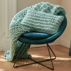 Pomax Fauteuils Fauteuil En Velours Vert émeraude -Chaise Soldes Magasin fauteuil en velours vert emeraude 3