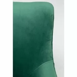 Kare Design Fauteuils Fauteuil En Velours Vert Et Acier Doré -Chaise Soldes Magasin fauteuil en velours vert et acier dore 4