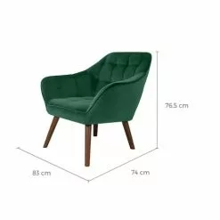 Rendez Vous Déco Fauteuils Fauteuil En Velours Vert Foncé Avec Accoudoirs 8 Rendez Vous Déco Fauteuils Fauteuil En Velours Vert Foncé Avec Accoudoirs -Chaise Soldes Magasin fauteuil en velours vert fonce avec accoudoirs 2