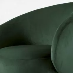 Maisons Du Monde Fauteuils Fauteuil En Velours Vert Forêt -Chaise Soldes Magasin fauteuil en velours vert foret 1000 1 31 209951 4