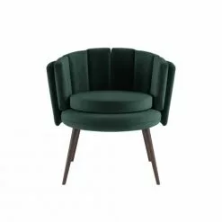 Potiron Paris Fauteuils Fauteuil En Velours Vert Forêt