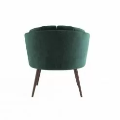Potiron Paris Fauteuils Fauteuil En Velours Vert Forêt -Chaise Soldes Magasin fauteuil en velours vert foret 5