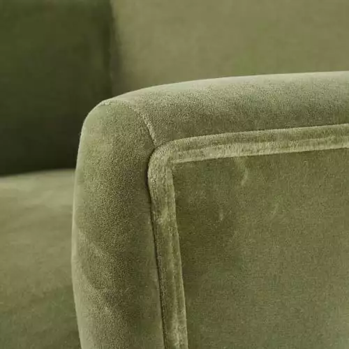 Maisons Du Monde Fauteuils Fauteuil En Velours Vert Kaki 5 Maisons Du Monde Fauteuils Fauteuil En Velours Vert Kaki – Image 5