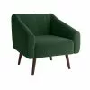Potiron Paris Fauteuils Fauteuil En Velours Vert Sapin