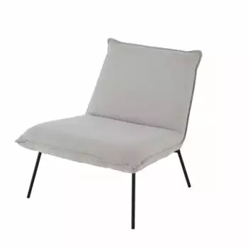 Maisons Du Monde Fauteuils Fauteuil Gris Clair 6 Maisons Du Monde Fauteuils Fauteuil Gris Clair – Image 6