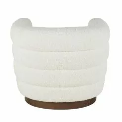 Maisons Du Monde Fauteuils Fauteuil Imitation Fourrure écrue Et Pieds En Bois De Chêne -Chaise Soldes Magasin fauteuil imitation fourrure ecrue et pieds en bois de chene 1000 11 10 219770 4