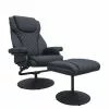 MOYCOR Fauteuils Fauteuil Inclinable Avec Repose Pieds En Fer Noir