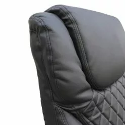 MOYCOR Fauteuils Fauteuil Inclinable Avec Repose Pieds En Fer Noir -Chaise Soldes Magasin fauteuil inclinable avec repose pieds en fer noir 4