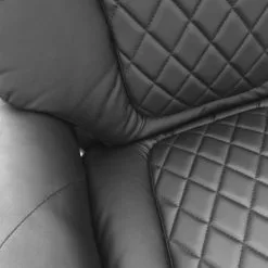 MOYCOR Fauteuils Fauteuil Inclinable Avec Repose Pieds En Fer Noir -Chaise Soldes Magasin fauteuil inclinable avec repose pieds en fer noir 5