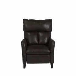 Beliani Fauteuils Fauteuil Inclinable En Tissu Marron -Chaise Soldes Magasin fauteuil inclinable en tissu marron 2