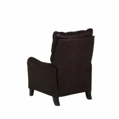 Beliani Fauteuils Fauteuil Inclinable En Tissu Marron -Chaise Soldes Magasin fauteuil inclinable en tissu marron 4