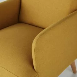 Maisons Du Monde Fauteuils Fauteuil Jaune Et Hêtre -Chaise Soldes Magasin fauteuil jaune et hetre 1000 5 20 209530 4