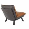 Zuiver Fauteuils Fauteuil Lounge En Cuir Marron