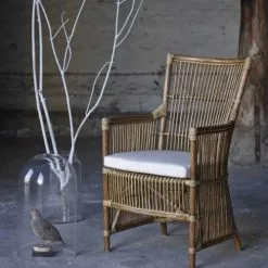 Sika Design Fauteuils Fauteuil Lounge En Rotin Antique -Chaise Soldes Magasin fauteuil lounge en rotin antique 5