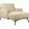 Dutchbone Fauteuils Fauteuil Lounge En Tissu Beige