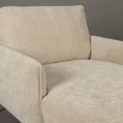 Dutchbone Fauteuils Fauteuil Lounge En Tissu Beige -Chaise Soldes Magasin fauteuil lounge en tissu beige 2