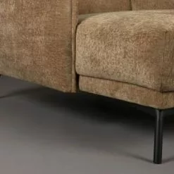 Dutchbone Fauteuils Fauteuil Lounge En Tissu Camel -Chaise Soldes Magasin fauteuil lounge en tissu camel 4