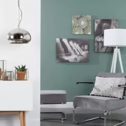 Zuiver Fauteuils Fauteuil Lounge En Tissu Cotelé Gris Froid -Chaise Soldes Magasin fauteuil lounge en tissu cotele gris froid 2