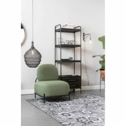 Drawer Fauteuils Fauteuil Lounge En Tissu Vert -Chaise Soldes Magasin fauteuil lounge en tissu vert 2