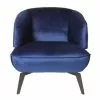Artecosy Fauteuils Fauteuil Métal Et Métal Bleu