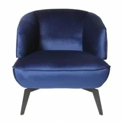 Artecosy Fauteuils Fauteuil Métal Et Métal Bleu
