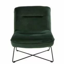 Hellin Fauteuils Fauteuil Moderne En Tissu Et Métal -Chaise Soldes Magasin fauteuil moderne en tissu et metal 2
