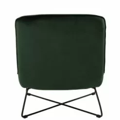 Hellin Fauteuils Fauteuil Moderne En Tissu Et Métal -Chaise Soldes Magasin fauteuil moderne en tissu et metal 3